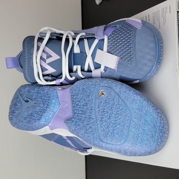 Air Jordan Why Not Zero.4 Indigo Fog Purple Pulse Shoes Men's Size 9.5 - Picture 7 of 7
